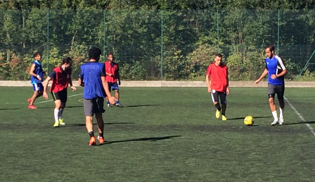 brunelstudents's tweet photo. First day of the @BrunelIntra 11 a side league. Let's hope the skills are as good as the names #MurderOnZidanesFloor http://t.co/VI8QkG8zXh