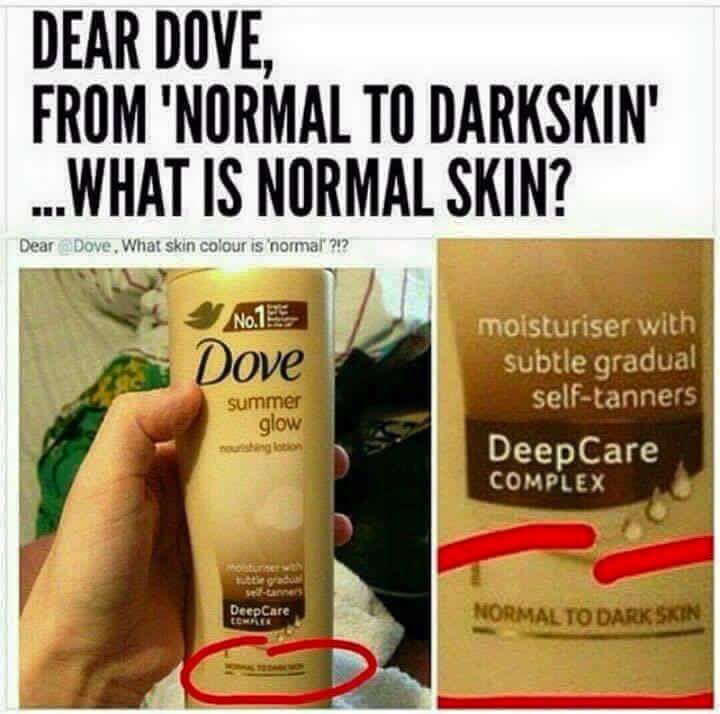 ilookuptothesky's tweet photo. So I guess that's an indicator only #WhitePeople work @ #dove. #WhitePrivilege #whiteNormativity #criticalWhiteness http://t.co/CNvxPwPKj1
