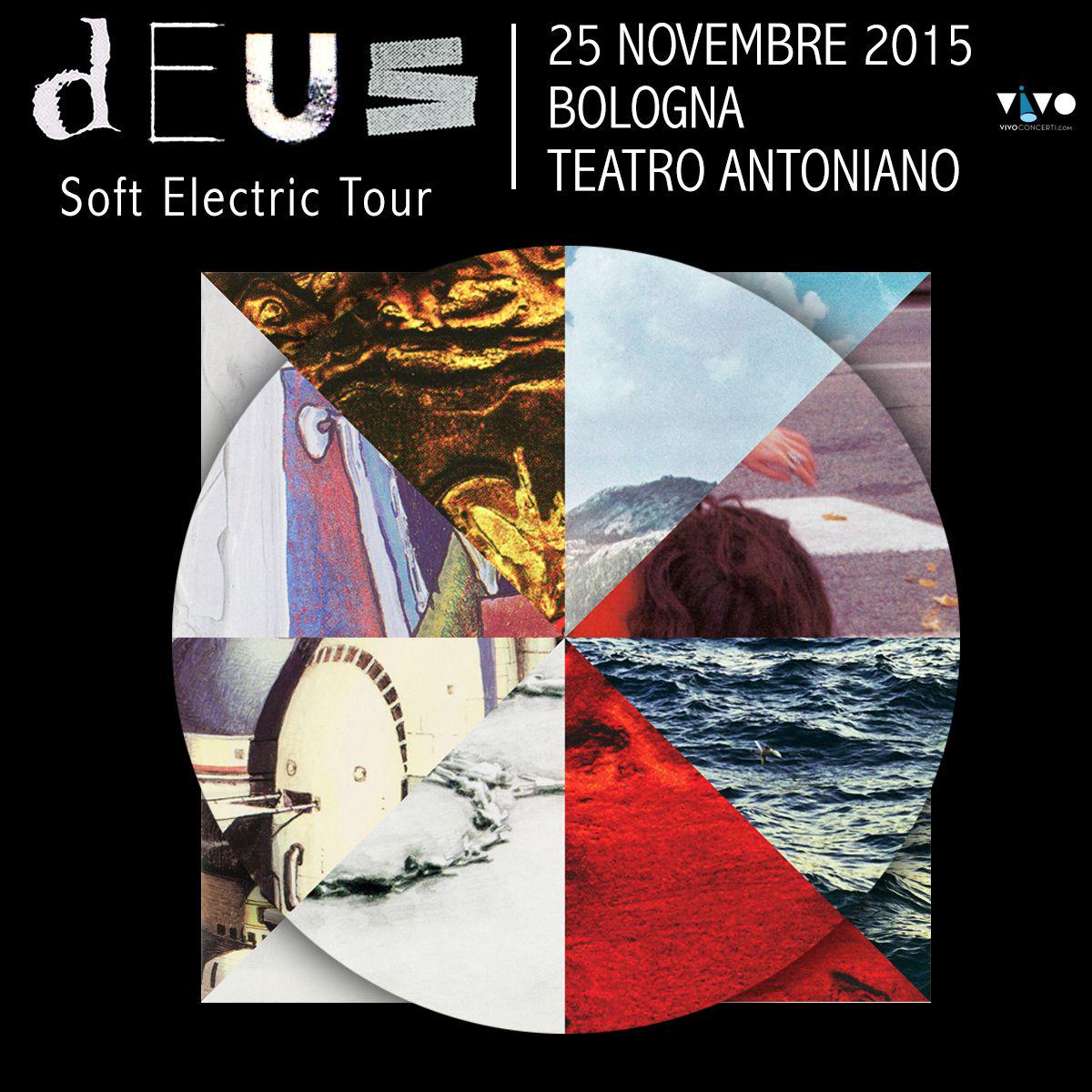 SpingoItaly's tweet photo. Tornano in Italia i #dEUS con il "Soft Electric Tour" #unicadata 25/11 al Teatro Antoniano di Bologna @Indipendente http://t.co/ZeqGaDcaef