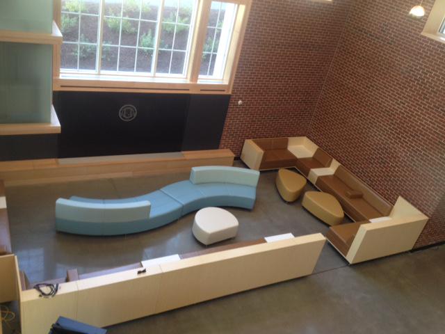 ContractSources's tweet photo. A beautiful install at the Nichols College new academic building, featuring Loewenstein, Carolina, and Davis! http://t.co/Jx5QwmfdYf