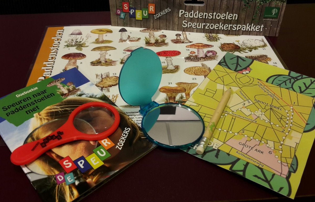 Speur jij vandaag ook mee naar paddenstoelen in het bos? Bij ons heb je al voor €7,95 je eigen speurzoekerspakket.