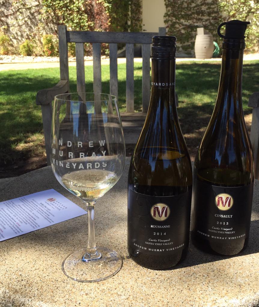 Had a wonderful time at <a href="/AMVwine/">Andrew Murray Vineyards</a> yesterday Great people and fantastic wines #SantYnezValley