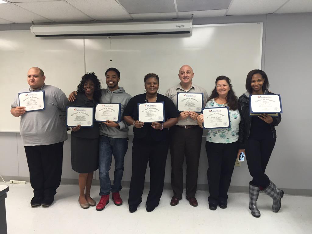 NJWorkforce's tweet photo. congratulations to our CPT class that graduated today from @atlanticcape !!! #NJ #training #jobs #readytowork http://t.co/mgqXDML7vN