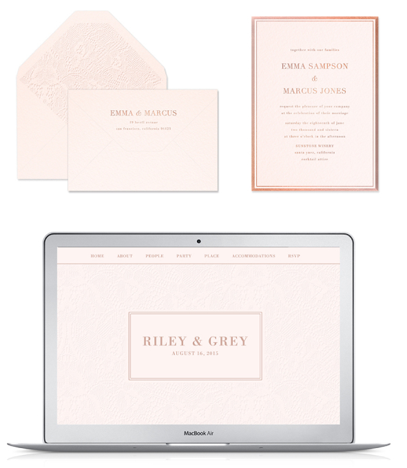 stylemepretty's tweet photo. .@RileyandGrey #weddingwebsite meets #stationery in a seamless design! http://t.co/UyQycpiOFZ http://t.co/cWqr0PpAYJ