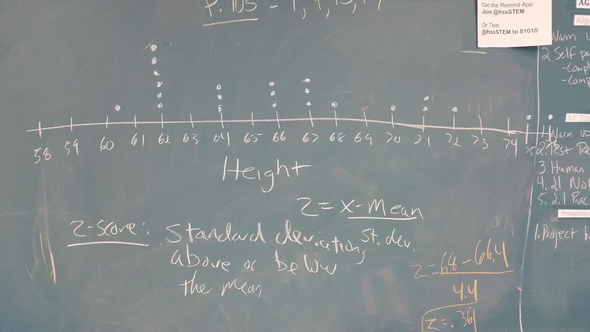 RosenbloomTMS's tweet photo. Percentiles and z-scores in AP Stat today! @kerrigan_john #humandotplot #satvsact #height http://t.co/2lRV8BR1hw