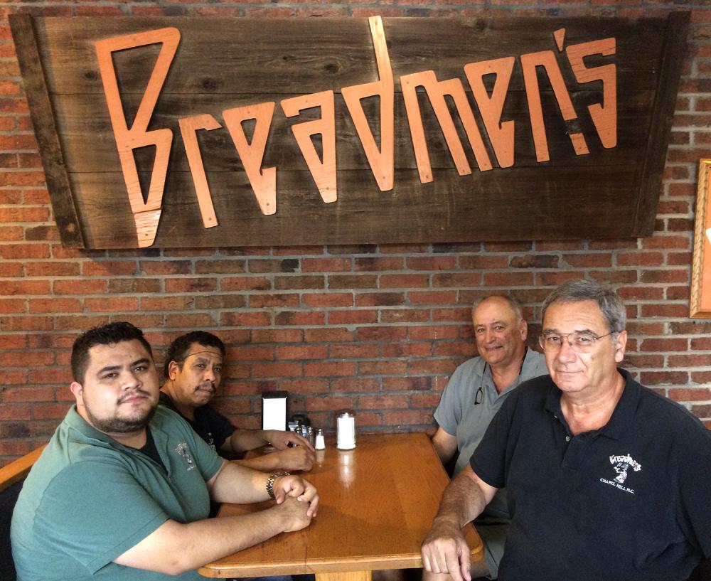 dailytarheel's tweet photo. Breadmen's isn't closing — it just might be moving locations. http://t.co/QPdRhS9n9n http://t.co/2NRwNn3C5H