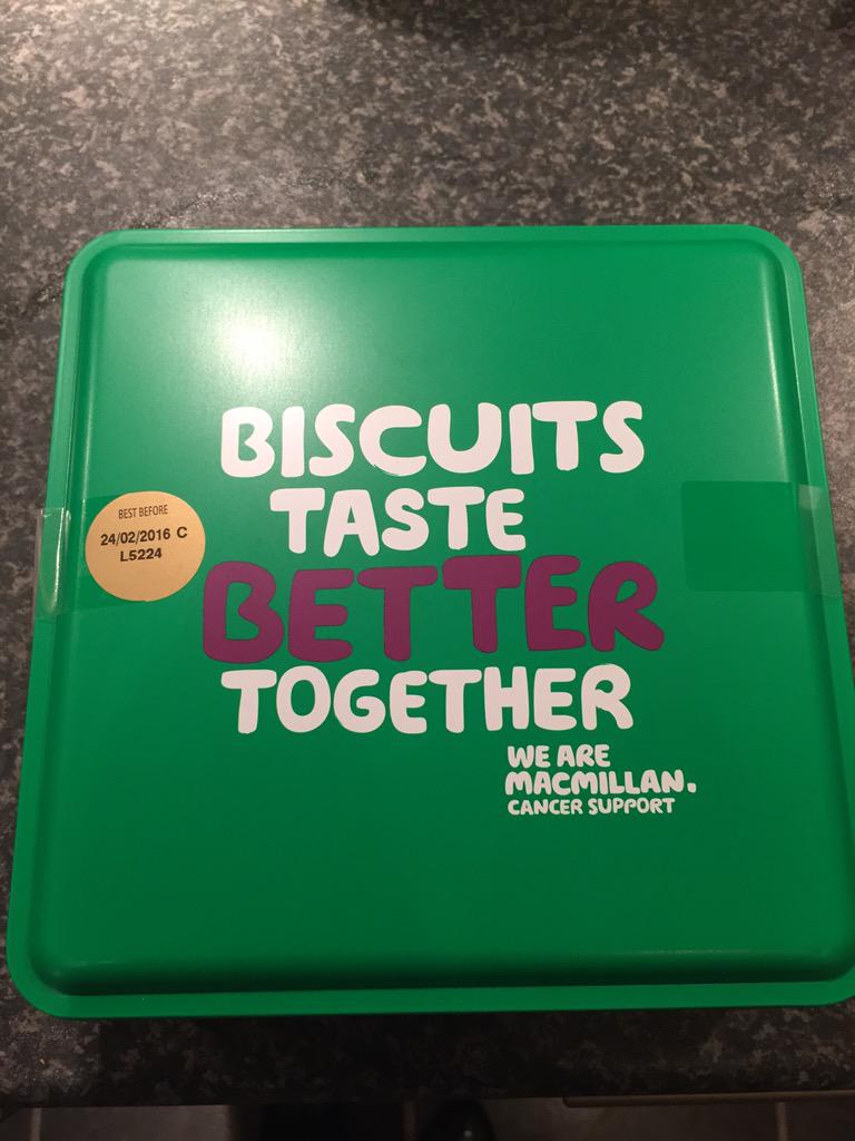 heathert612's tweet photo. Visiting a lovely client tomorrow with a tin of treats!! #supportingmacmillan @IHRIvibes #yummy http://t.co/pXyAkIAEC1