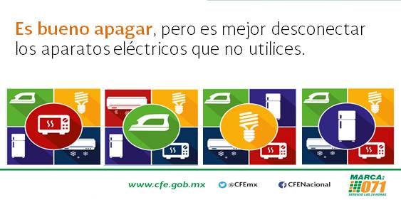 CFEmx's tweet photo. #AhorrarEnergía es cuestión de hábitos…puedes hacer la diferencia siguiendo estos #CFETips http://t.co/v2DAsTGlMV