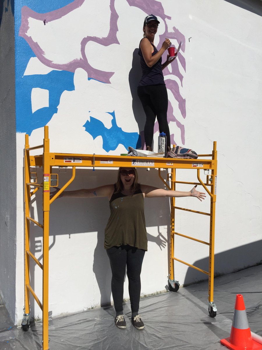 marpolevillage's tweet photo. Come out to help paint the new #Marpole @VPL mural this weekend! @EmilyCarrU #Vancouver Pls RT http://t.co/5IsNrpxL7C