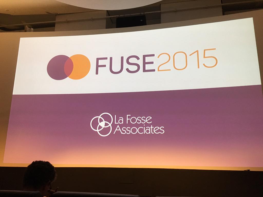 JonathanBee's tweet image. At #fuse2015 waiting to start