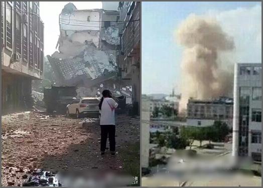 kanzhongguo's tweet photo. 【广西爆炸有预谋？增至7亡 现场惨况曝光(组图)】（看中国记者黎紫曦综合报导）广西柳州柳城县县城9月30日发生连环爆炸案，据报被炸地点多达17处，目前已知至少造成7死50多 ... http://t.co/qD0YYwuRKl http://t.co/aQBpZ7W3m8