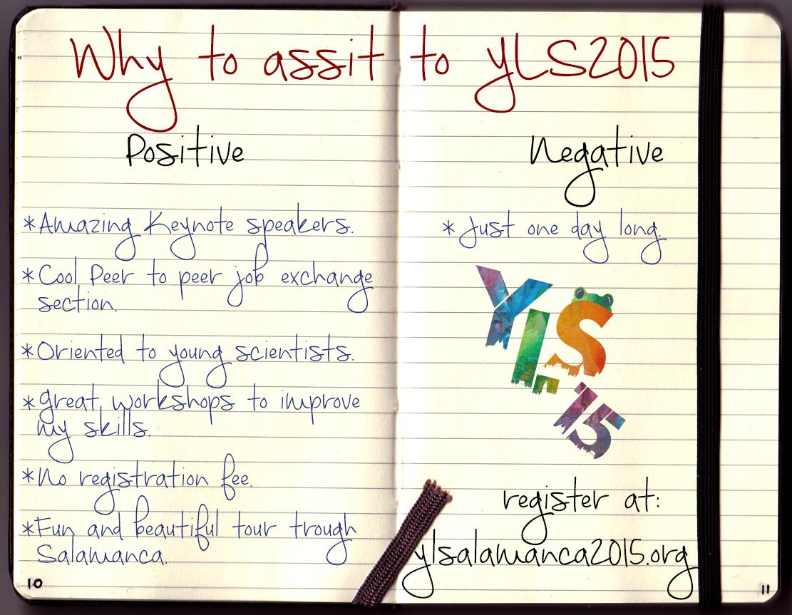2015YLS's tweet photo. 'To go or not to go to the #YLS15...' that's the question. 
'YES, of course!' is the answer. http://t.co/yyXfFniKwO