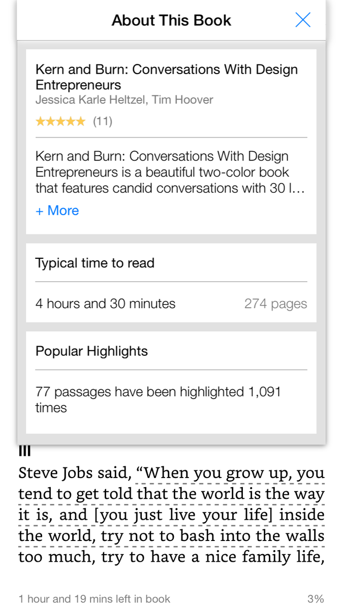 kernandburn's tweet photo. Our ebook is now $.99 on Amazon! We just discovered the popular highlights, so fun to see ;) http://t.co/dVUN57QWdl http://t.co/U5xJHEMP6T