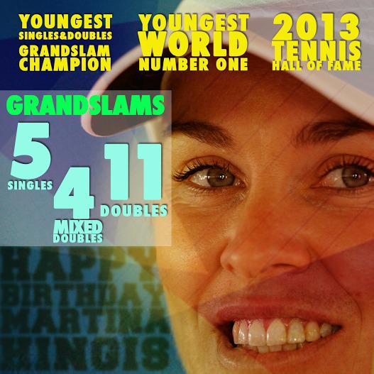 Happy 35th birthday, Martina Hingis!  