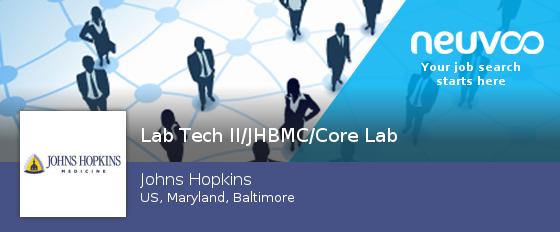 #Lab #Tech II/JHBMC/Core Lab needed in #Baltimore at Johns Hopkins. Apply now! #jobs neuvoo.com/job.php?id=27k…