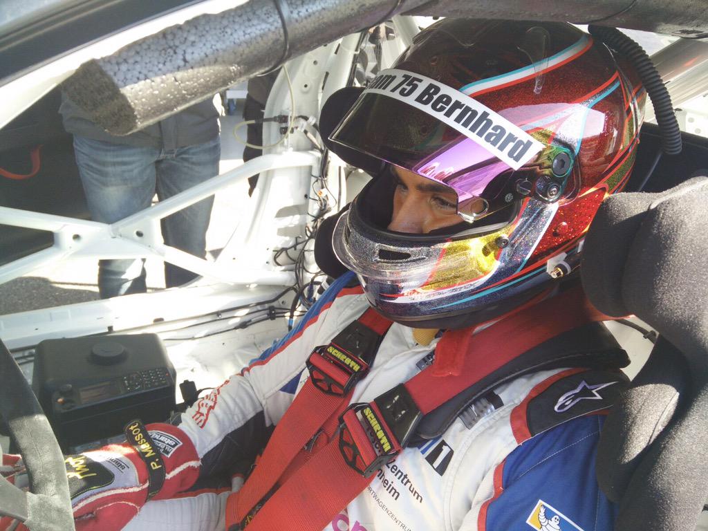 What a feeling today.  #IAmBack <a href="/team75bernhard/">TEAM 75 Bernhard</a> <a href="/Timo_Bernhard/">Timo Bernhard</a> <a href="/Klaus_Graf/">Klaus Graf</a>