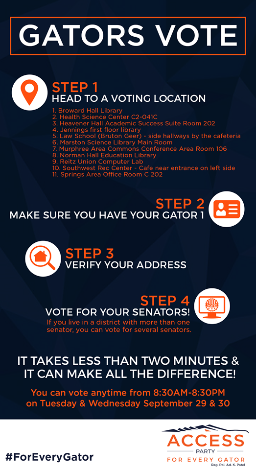 UFAccessParty's tweet photo. Manny clocked in at 1 minute 32 seconds TOTAL voting time. Can you beat that? #RegPolAdKPatel http://t.co/LrujtIrRZd