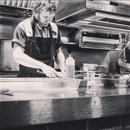 VisitKingstonCA's tweet photo. The talented Eric Brennan from @ChienNoirBistro! Follow us for more great shots of #ygk! http://t.co/K2JW8xSiOQ http://t.co/51PrpXeX7x