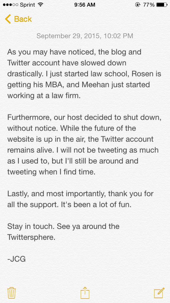 SAnalyticsBlog's tweet image. ICYMI: An update on the website and Twitter account: