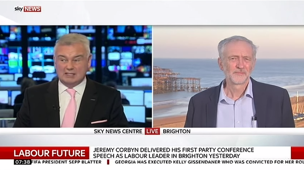 SocialistVoice's tweet photo. Twitter users are scratching their heads at this bizarre @EamonnHolmes interview http://t.co/9Og1FwXbH2 http://t.co/ipwrp0LSjx