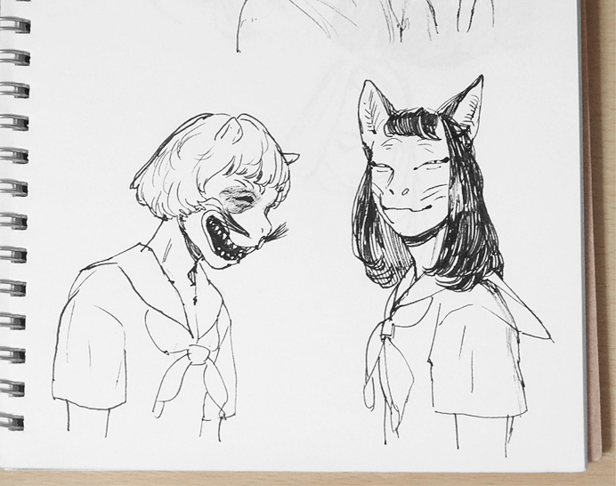 たぬきつね 