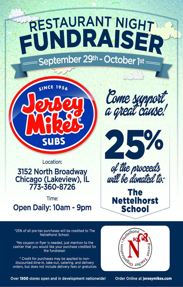 JMLakeview's tweet image. Come in this week and try our new Chicken Club Sub &amp;amp; support education at @Nettelhorst!