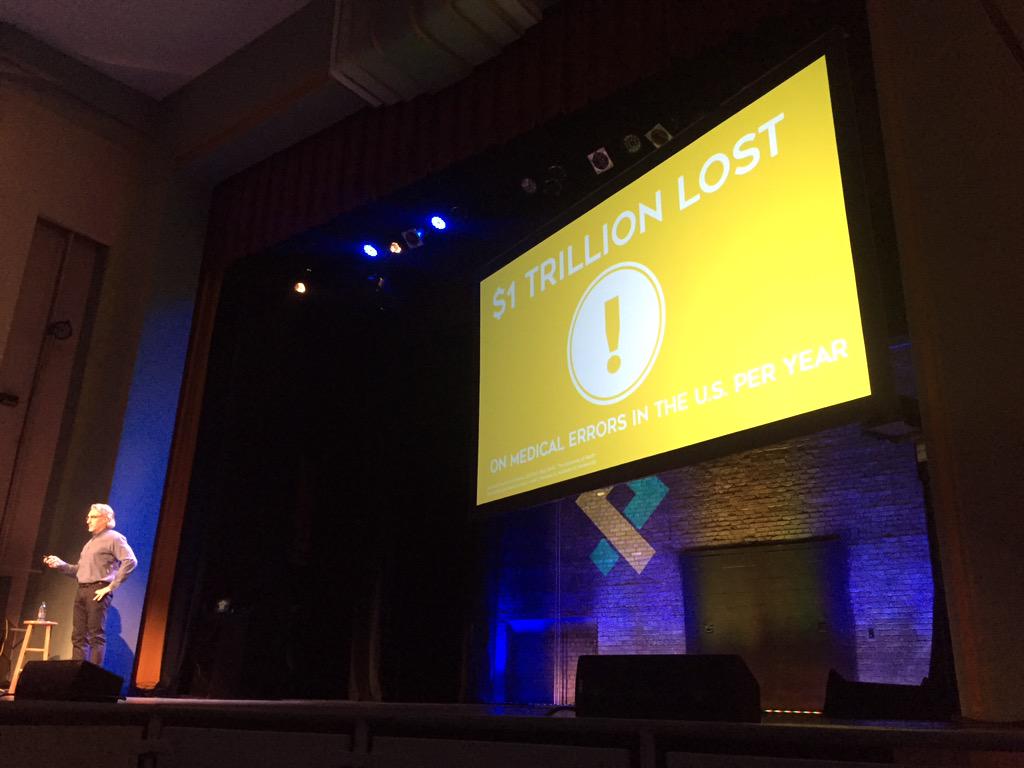 At a tipping point: All the data, all the time: To transform from medical errors &amp; cost. <a href="/DougBurgum/">Doug Burgum</a> <a href="/IntelInSites/">Intelligent InSites</a>