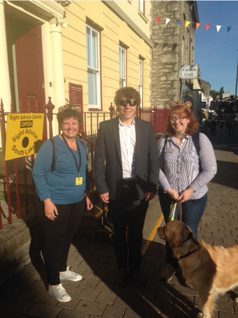 SightAdviceSL's tweet image. visit from the Gazette today. #education #visualawareness @gazettenewsdesk