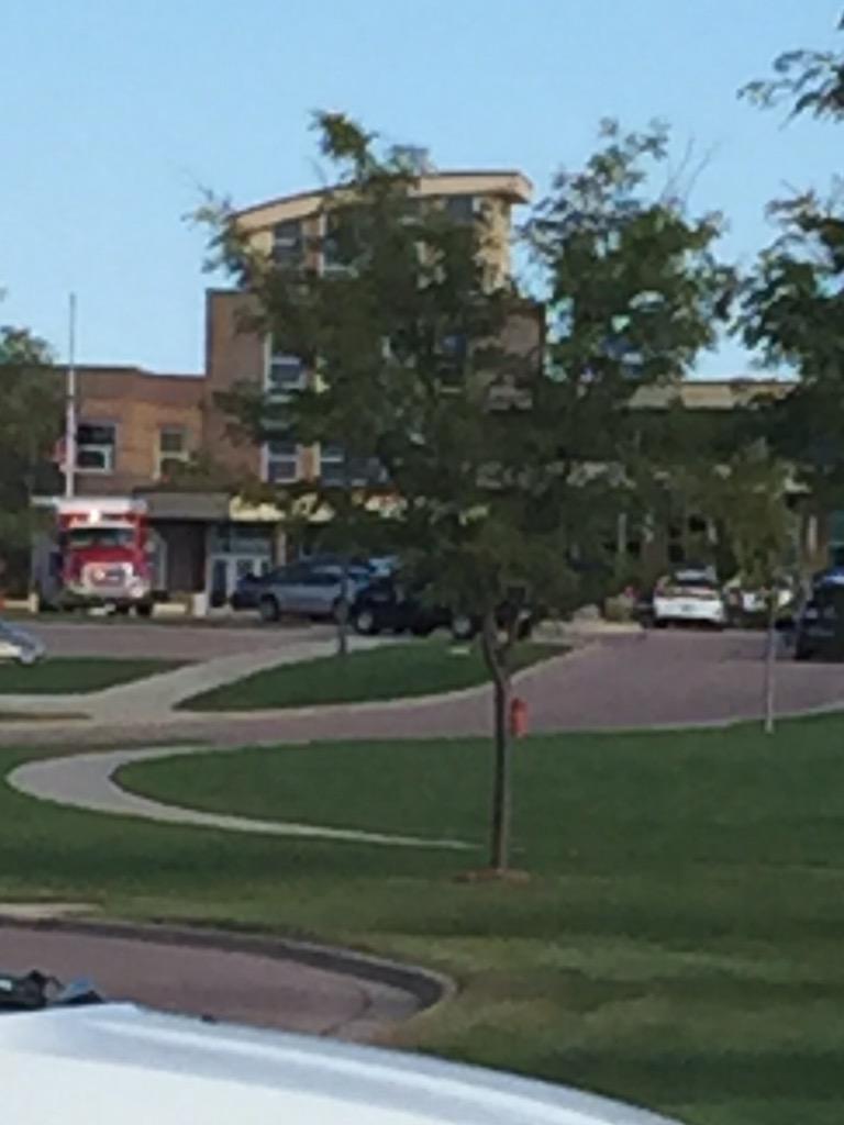 Jack_Eble's tweet image. Emergency crews on-scene at Harrisburg High School. @KDLTNews