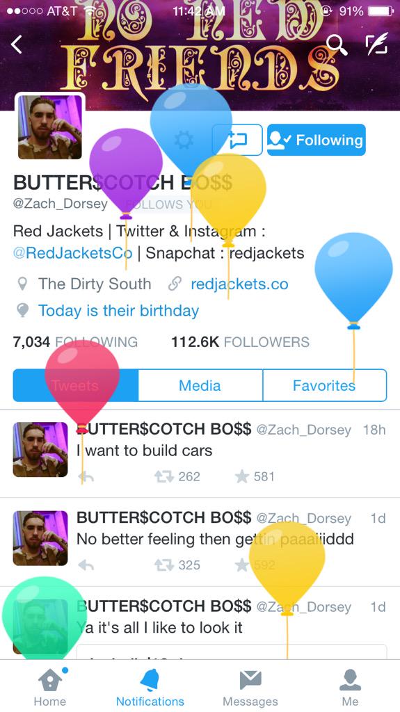  happy birthday Zach!!  