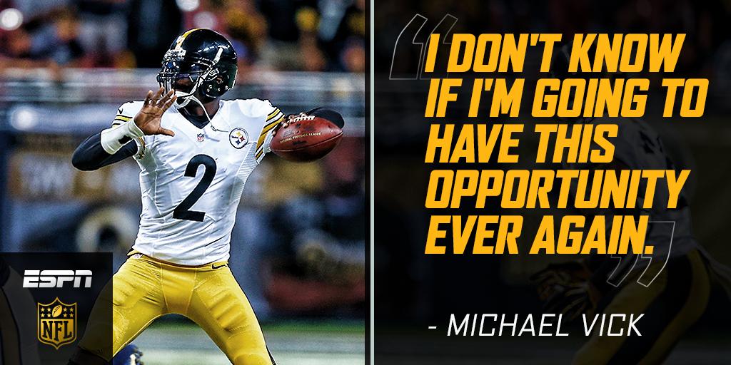 Michael Vick wants to take full advantage of what may be his last run as a starting QB. es.pn/1GhiPle