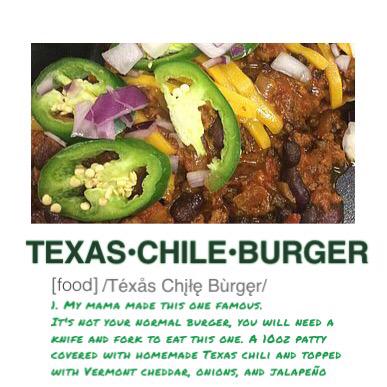 FactoryBurger's tweet image. Come get out burger of the day #TexasChileBurger for the special price of 9.99$ today!  #TheBurgerFactoryExperience