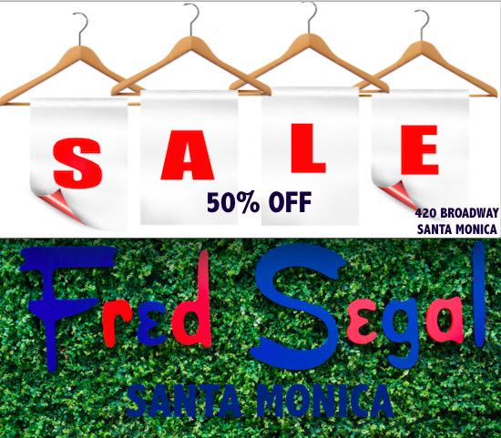 50% off sale is still happening!! Don't miss out on the special priced racks, too! 420 Broadway, Santa Monica ❤️