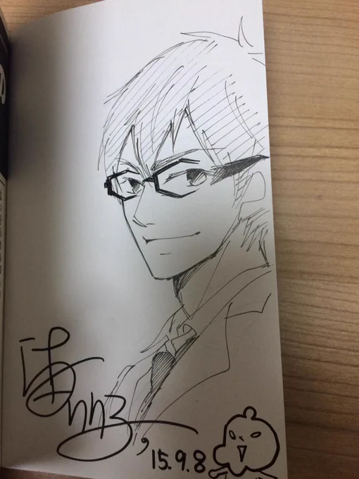知人に渡す単行本のサインに先月色々描きました。普段あまり描かないキャラ編(城蘭とかもしかしたら初めてかも…?) 