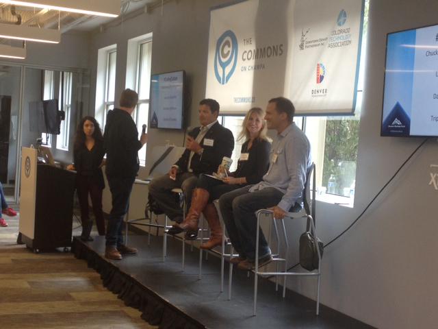 gfmcentertable's tweet image. It’s happening! Here we go w/the #CodingCulture panel for #DENStartupWeek!