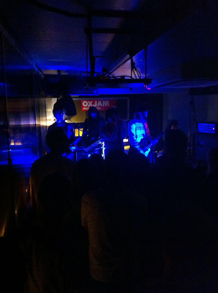 Raindance's tweet photo. SULK performing for us at The Social following the @OxjamFestival shorts screening #Raindance http://t.co/MMEjuxZRlQ