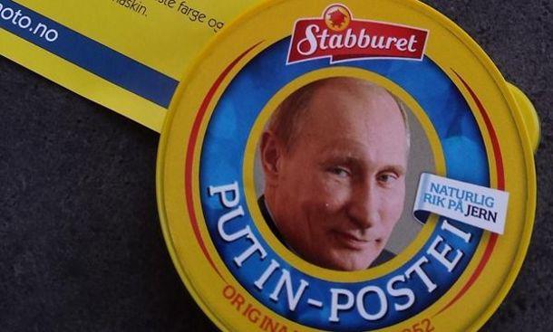 BjornVegarDigre's tweet photo. Fikk Putin i postkassen http://t.co/Lxw4d669Sa
#Putin #Leverpostei http://t.co/9Pg024UeUL