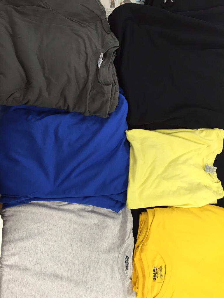 FBLA is selling short sleeve ($10) and long sleeve shirts ($15). We will be selling them 10/1 at both lunches.