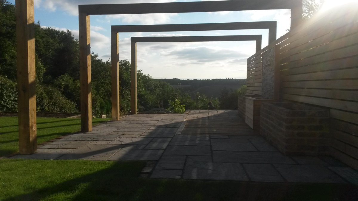 #Paving and #pergola #Chesham