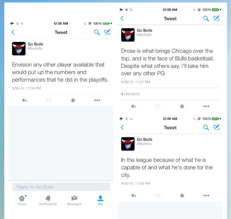 BullsGo's tweet photo. My thoughts on D🌹 and his doubters.  #AllinforDrose #SeeRed #Bulls #Drose #2Big2Strong2Fast2Good #NBA http://t.co/ZZ8xZt84Dt