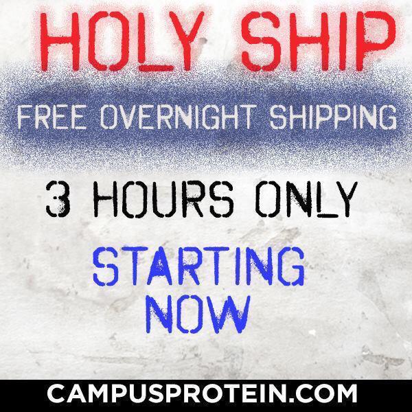 CP_ASU's tweet image. BOOM 🚨🚨 FREE OVERNIGHT SHIPPING🚨🚨 order by 3pm and get your order tomorrow!!! campusprotein.com/#_l_9n