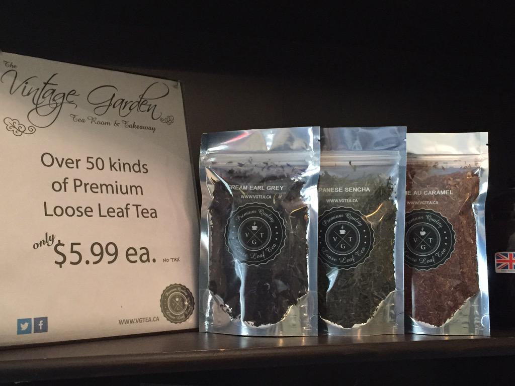 We have over 50 kinds premium loose leaf tea! ✔️ out our site vgtea.ca #LockeSt #HamOnt #tea #shoplocal