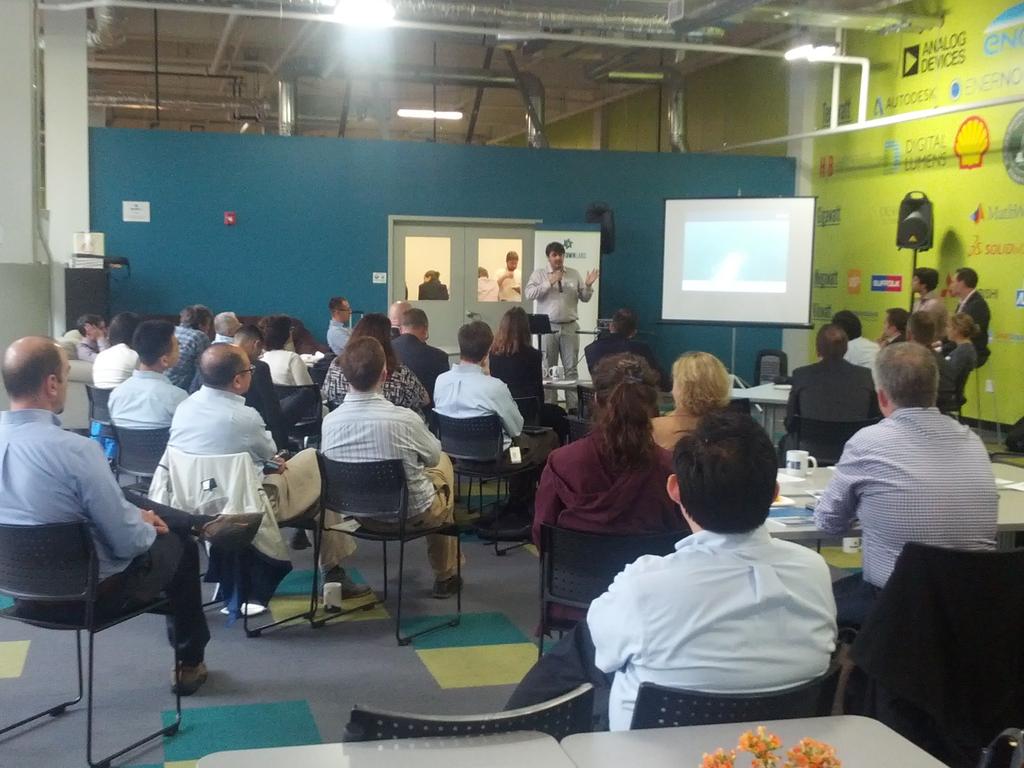 GreentownLabs's tweet photo. @robotboat @crowdcomfort @WrightGrid  @LociControls @SparkplugPower  @Dynamo_uPower pitching @CTScandinavia showcase http://t.co/GX3lgIWueP