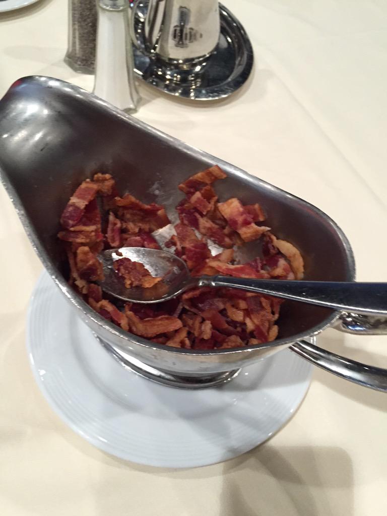 brandich's tweet image. Mmmmm....bacon.  #CSCTransform