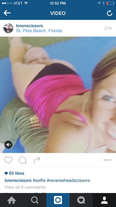 If you are following me on Instagram you've already seen this video, right? #instalove #reverseheadscissors