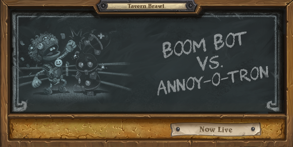 Boom Bot vs. Annoy-o-Tron! is now live in the Americas and Europe! #Hearthstone