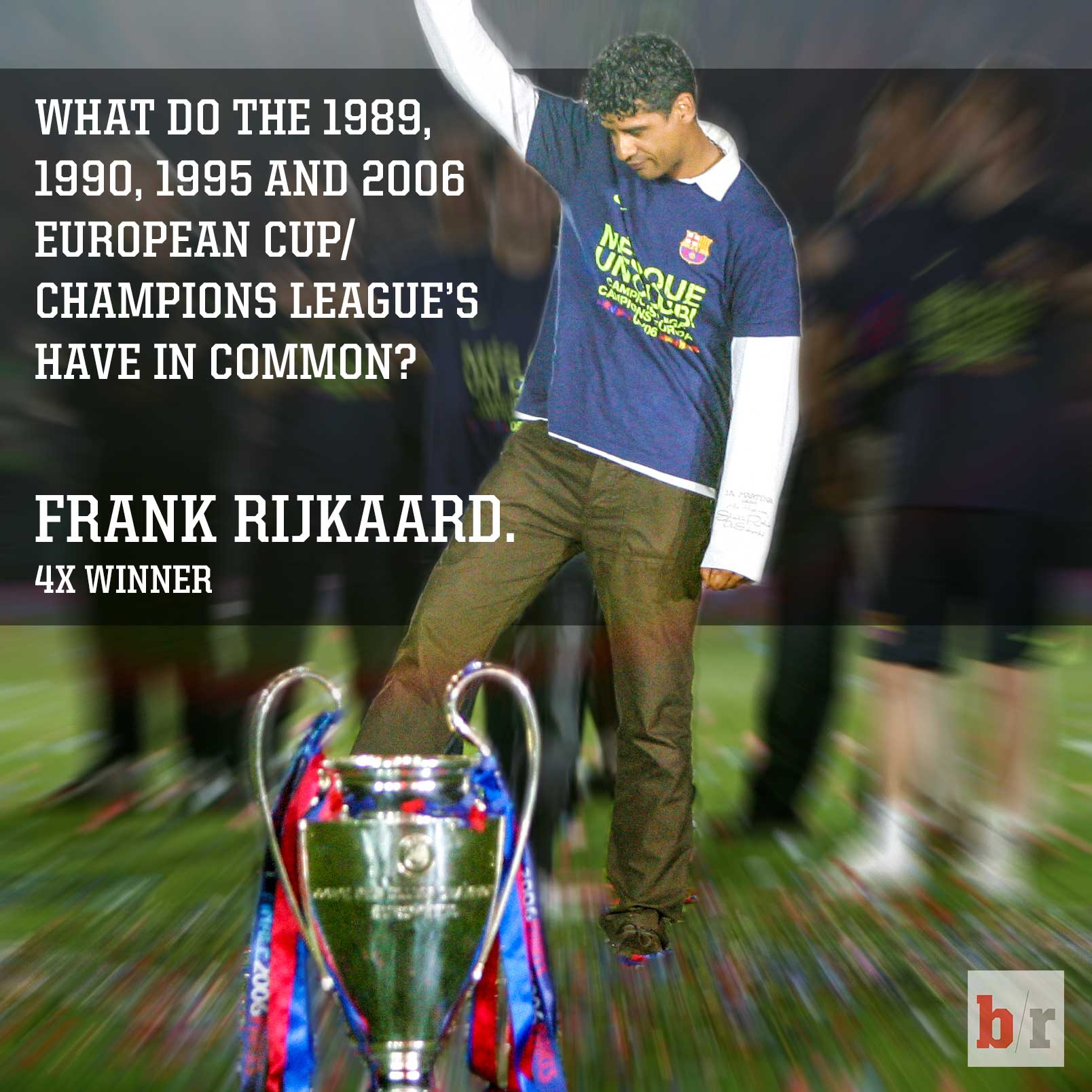 Happy 53rd Birthday, Frank Rijkaard A Champions League legend with AC Milan, Ajax &amp; Barcelona. 