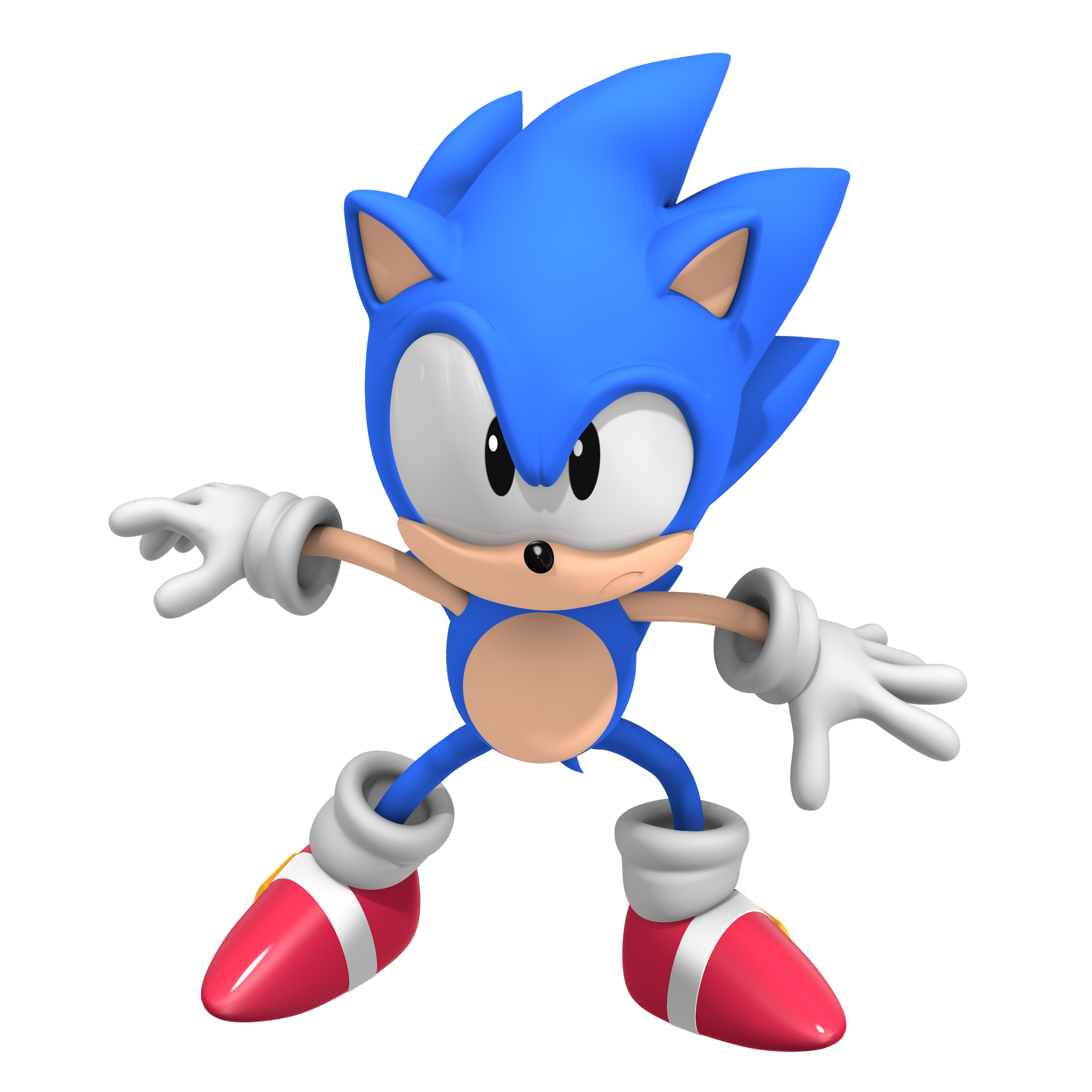 Nibroc.Rock on X: All new Classic Sonic Render, it's the first