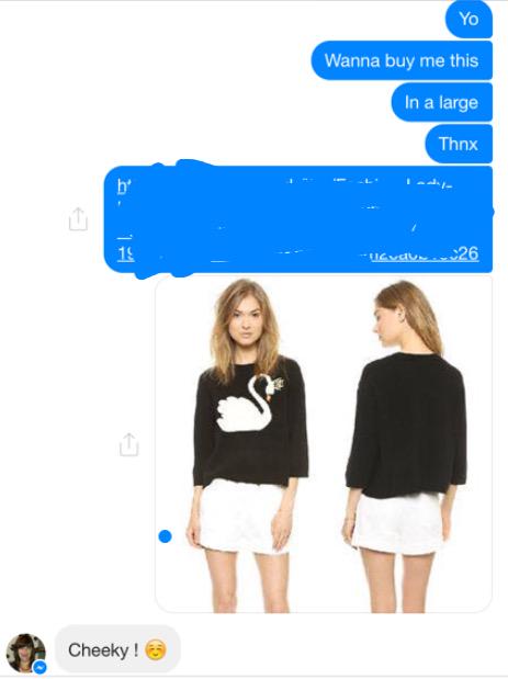 queenreginaslay's tweet photo. Trying to get my mum to buy me the swan queen sweater be like http://t.co/bpWESHwpQd