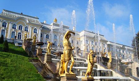 Большой каскад в Петергофе! tourcentrum.ru/petersburg-eks…